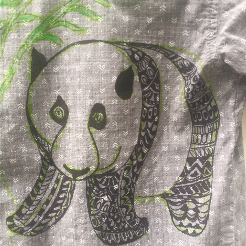 SOLD.  SOLD Kids Cherokee hand painted shirt !!!